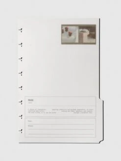 Editorial Vellum Planner Dividers(Editorial Vellum Dividers) -Cloth And Paper Shop Editorial Vellum Planner Dividers FrontRow Collection Half Letter CP 5