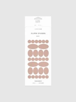 Ellipse Shape Stickers(Ellipse Shape Stickers) 9 Ellipse Shape Stickers(Ellipse Shape Stickers) -Cloth And Paper Shop Ellipse Shape Stickers Set Nude CP 1