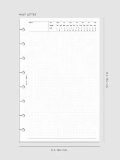 Executive Note Inserts | Dot Grid | 2nd Edition(Executive Note Inserts Dot Grid 2nd Edition) 18 Executive Note Inserts | Dot Grid | 2nd Edition(Executive Note Inserts Dot Grid 2nd Edition) -Cloth And Paper Shop Executive Note Inserts Dot Grid 2nd Edition HL CP 1