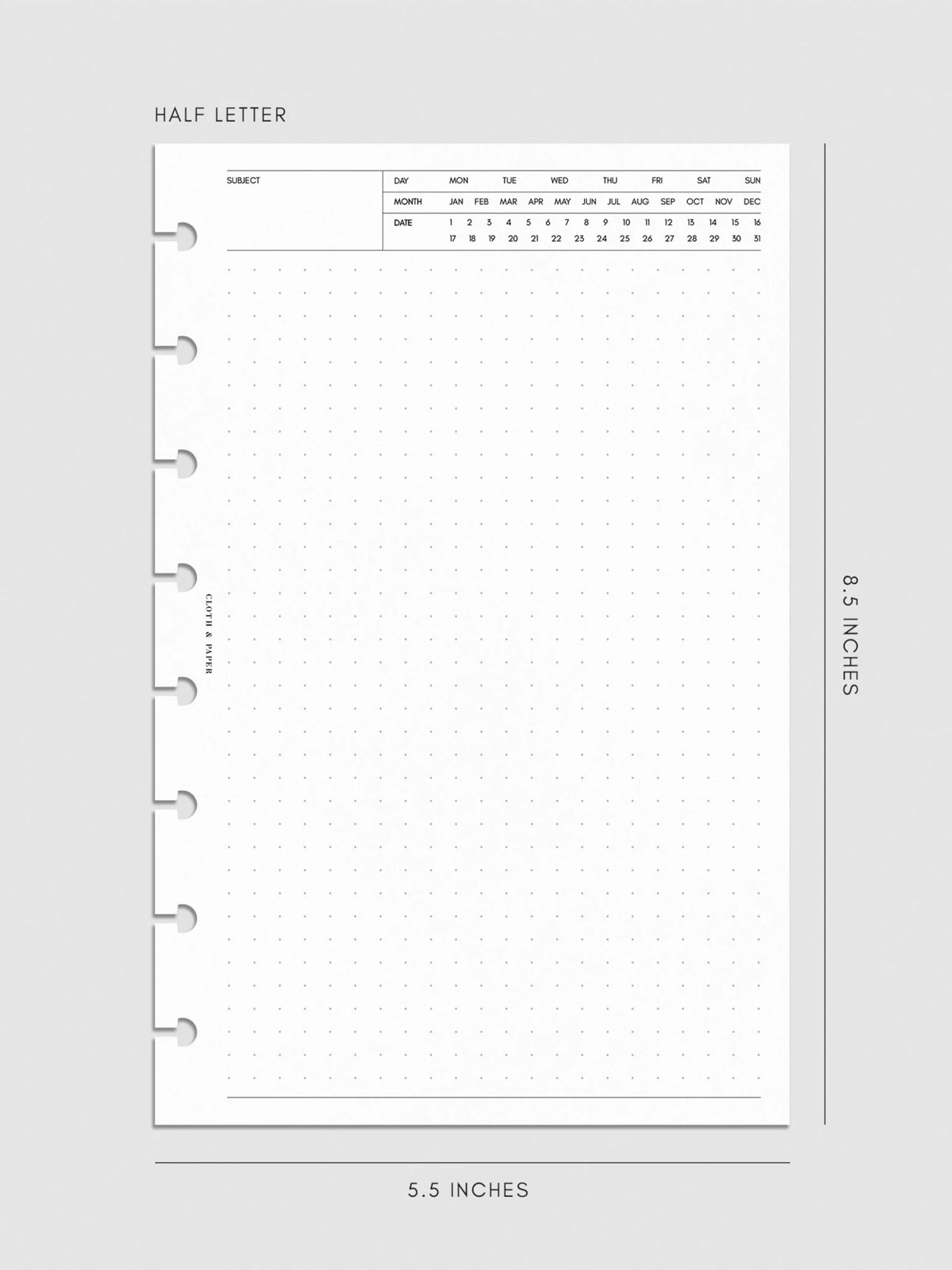 Executive Note Inserts | Dot Grid | 2nd Edition(Executive Note Inserts Dot Grid 2nd Edition) 6 Executive Note Inserts | Dot Grid | 2nd Edition(Executive Note Inserts Dot Grid 2nd Edition) - Image 6