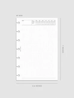 Executive Note Inserts | Dot Grid | 2nd Edition(Executive Note Inserts Dot Grid 2nd Edition) 24 Executive Note Inserts | Dot Grid | 2nd Edition(Executive Note Inserts Dot Grid 2nd Edition) -Cloth And Paper Shop Executive Note Inserts Dot Grid 2nd Edition HPM CP 1