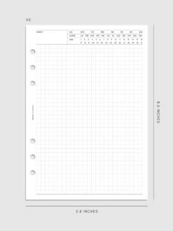Executive Note Inserts | Graph Paper | 2nd Edition(Executive Note Inserts Graph Paper 2nd Edition) 13 Executive Note Inserts | Graph Paper | 2nd Edition(Executive Note Inserts Graph Paper 2nd Edition) -Cloth And Paper Shop Executive Note Inserts Graph Paper 2nd Edition A5 CP 1