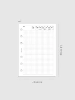 Executive Note Inserts | Graph Paper | 2nd Edition(Executive Note Inserts Graph Paper 2nd Edition) 14 Executive Note Inserts | Graph Paper | 2nd Edition(Executive Note Inserts Graph Paper 2nd Edition) -Cloth And Paper Shop Executive Note Inserts Graph Paper 2nd Edition A6 CP 1