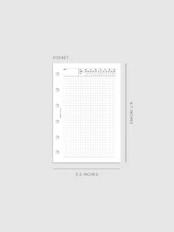 Executive Note Inserts | Graph Paper | 2nd Edition(Executive Note Inserts Graph Paper 2nd Edition) 19 Executive Note Inserts | Graph Paper | 2nd Edition(Executive Note Inserts Graph Paper 2nd Edition) -Cloth And Paper Shop Executive Note Inserts Graph Paper 2nd Edition Pocket CP 1