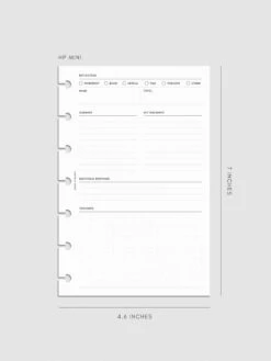 Experience Reflection Planner Inserts(Experience Reflection Planner Inserts) 22 Experience Reflection Planner Inserts(Experience Reflection Planner Inserts) -Cloth And Paper Shop Experience Reflection Planner Inserts HPM CP 1
