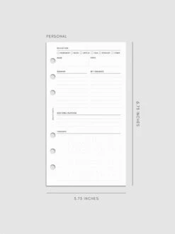 Experience Reflection Planner Inserts(Experience Reflection Planner Inserts) 20 Experience Reflection Planner Inserts(Experience Reflection Planner Inserts) -Cloth And Paper Shop Experience Reflection Planner Inserts Personal CP 1