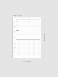 Extended Meeting Notes Planner Inserts(Extended Meeting Notes Planner Inserts) 27 Extended Meeting Notes Planner Inserts(Extended Meeting Notes Planner Inserts) -Cloth And Paper Shop Extended Meeting Notes Insert Mockup Personal Wide