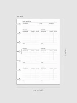 Financial Planning Inserts | Second Edition(Financial Planning Insert Second Edition) 23 Financial Planning Inserts | Second Edition(Financial Planning Insert Second Edition) -Cloth And Paper Shop Financial Planning Inserts Second Edition HPM CP 1