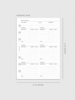 Financial Planning Inserts | Second Edition(Financial Planning Insert Second Edition) 25 Financial Planning Inserts | Second Edition(Financial Planning Insert Second Edition) -Cloth And Paper Shop Financial Planning Inserts Second Edition PersonalWide CP 1