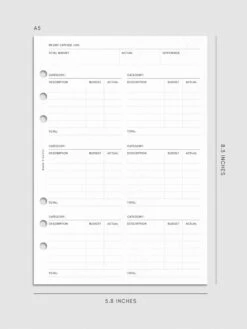 Financial Planning Inserts | Second Edition(Financial Planning Insert Second Edition) 17 Financial Planning Inserts | Second Edition(Financial Planning Insert Second Edition) -Cloth And Paper Shop Financial Planning Inserts Second Edition Refreshed A5 CP 3