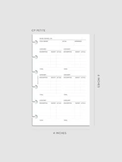 Financial Planning Inserts | Second Edition(Financial Planning Insert Second Edition) 22 Financial Planning Inserts | Second Edition(Financial Planning Insert Second Edition) -Cloth And Paper Shop Financial Planning Inserts Second Edition Refreshed CPPetite CP 1