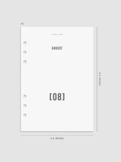 Front And Monthly Vellum Dashboard Overlays(Front And Monthly Vellum Dashboard Overlays) 33 Front And Monthly Vellum Dashboard Overlays(Front And Monthly Vellum Dashboard Overlays) -Cloth And Paper Shop Front and Monthly Vellum Dashboard Overlays A5 aug