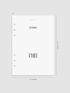 Front And Monthly Vellum Dashboard Overlays(Front And Monthly Vellum Dashboard Overlays) 35 Front And Monthly Vellum Dashboard Overlays(Front And Monthly Vellum Dashboard Overlays) -Cloth And Paper Shop Front and Monthly Vellum Dashboard Overlays A5 oct