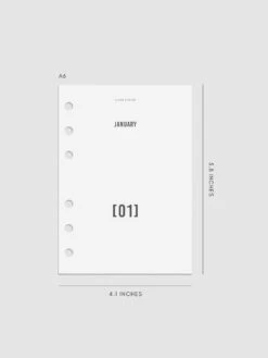 Front And Monthly Vellum Dashboard Overlays(Front And Monthly Vellum Dashboard Overlays) 39 Front And Monthly Vellum Dashboard Overlays(Front And Monthly Vellum Dashboard Overlays) -Cloth And Paper Shop Front and Monthly Vellum Dashboard Overlays A6