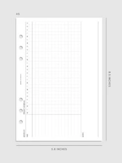 Gantt Chart Planner Inserts | Refreshed Layout(Gantt Chart Planner Inserts Refreshed Layout) 31 Gantt Chart Planner Inserts | Refreshed Layout(Gantt Chart Planner Inserts Refreshed Layout) -Cloth And Paper Shop Gantt Chart Planner Inserts Refreshed Layout A5 CP 1