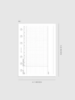 Gantt Chart Planner Inserts | Refreshed Layout(Gantt Chart Planner Inserts Refreshed Layout) 24 Gantt Chart Planner Inserts | Refreshed Layout(Gantt Chart Planner Inserts Refreshed Layout) -Cloth And Paper Shop Gantt Chart Planner Inserts Refreshed Layout A6 CP 1