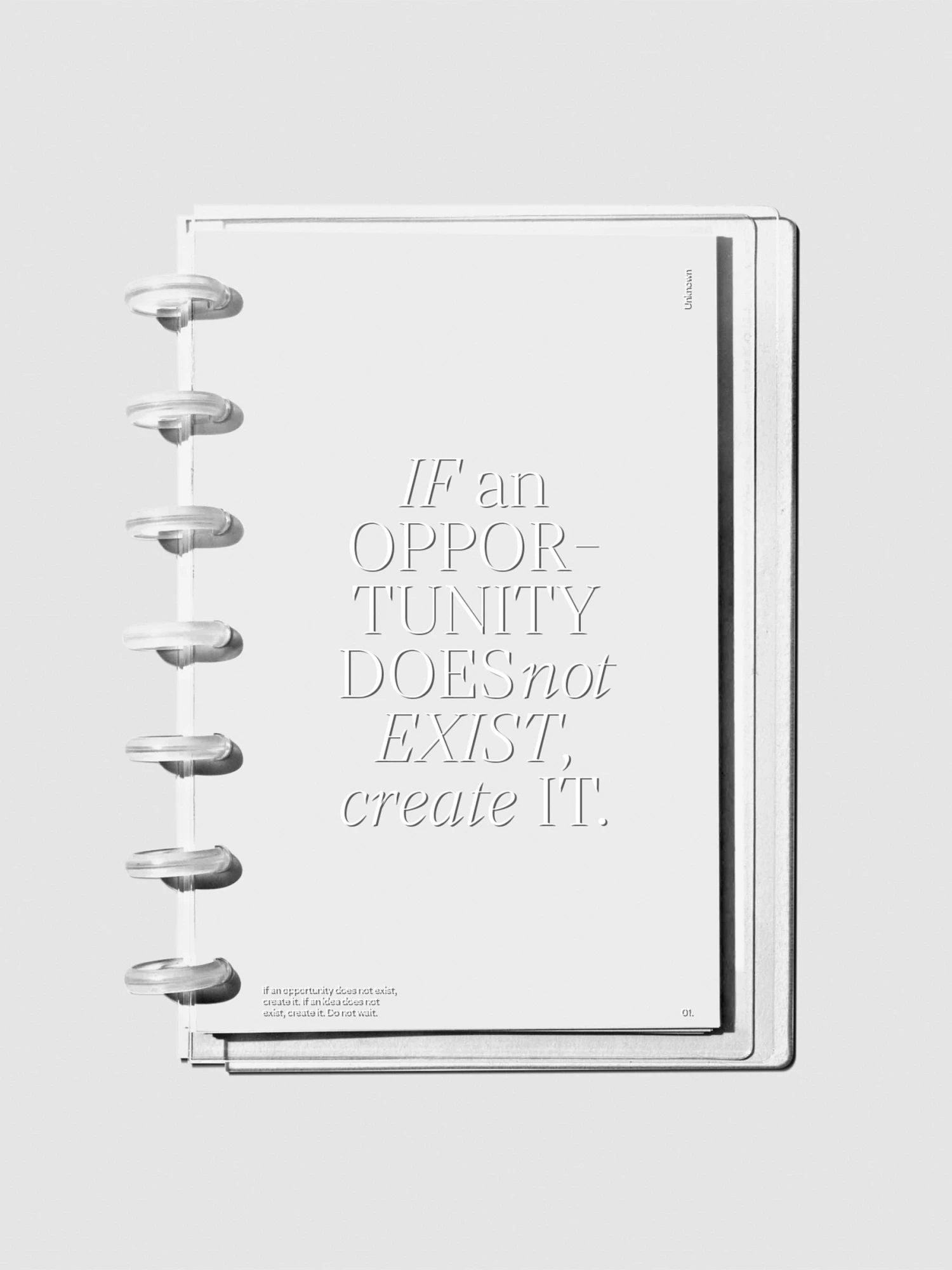 Glass Plastic Discbound Notebook Cover | Opportunity | HP Mini(Glass Plastic Discbound Notebook Cover Opportunity Hp Mini) 3 Glass Plastic Discbound Notebook Cover | Opportunity | HP Mini(Glass Plastic Discbound Notebook Cover Opportunity Hp Mini) - Image 3