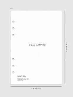 Goal Mapping Planner Inserts | Refreshed Version(Goal Mapping Planner Inserts Refreshed Version) 38 Goal Mapping Planner Inserts | Refreshed Version(Goal Mapping Planner Inserts Refreshed Version) -Cloth And Paper Shop Goal Mapping Planner Inserts Refreshed Version A5 CP 1