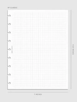 Graph Note Planner Inserts(Graph Note Planner Inserts) 23 Graph Note Planner Inserts(Graph Note Planner Inserts) -Cloth And Paper Shop Graph Note Planner Inserts Mockup HPC CP 1