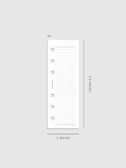 Half Page Graph Inserts(Half Page Graph Inserts) 22 Half Page Graph Inserts(Half Page Graph Inserts) -Cloth And Paper Shop Half Page Graph Inserts A6 Half CP 1