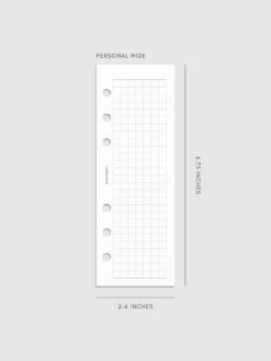 Half Page Graph Inserts(Half Page Graph Inserts) 24 Half Page Graph Inserts(Half Page Graph Inserts) -Cloth And Paper Shop Half Page Graph Inserts PersonalWide Half CP 1
