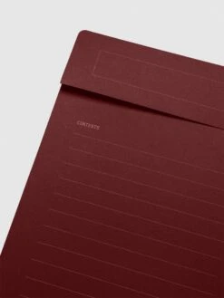 Index Folder Set(Index Folder Set) 24 Index Folder Set(Index Folder Set) -Cloth And Paper Shop Index Folder Set Bordeaux 4