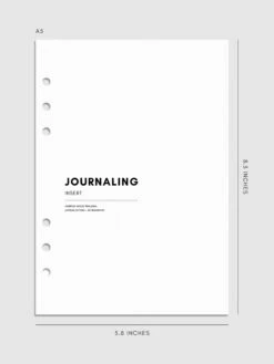 Journaling Planner Inserts(Journaling Planner Inserts) 26 Journaling Planner Inserts(Journaling Planner Inserts) -Cloth And Paper Shop Journaling Planner Inserts A5 CP 4