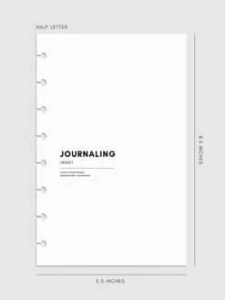 Journaling Planner Inserts(Journaling Planner Inserts) 32 Journaling Planner Inserts(Journaling Planner Inserts) -Cloth And Paper Shop Journaling Planner Inserts HL CP 1