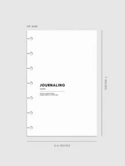Journaling Planner Inserts(Journaling Planner Inserts) 35 Journaling Planner Inserts(Journaling Planner Inserts) -Cloth And Paper Shop Journaling Planner Inserts HPM CP 1