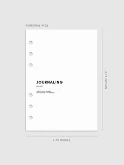 Journaling Planner Inserts(Journaling Planner Inserts) 37 Journaling Planner Inserts(Journaling Planner Inserts) -Cloth And Paper Shop Journaling Planner Inserts PersonalWide CP 1