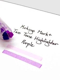 Kokuyo Mark+ Two Tone Highlighter(Kokuyo Mark Two Tone Highlighter) 25 Kokuyo Mark+ Two Tone Highlighter(Kokuyo Mark Two Tone Highlighter) -Cloth And Paper Shop Kokuyo Mark Two Tone Highlighter Purple CP 3