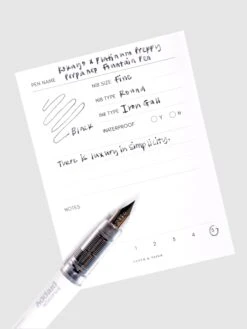 Kokuyo X Platinum Preppy Perpanep Fountain Pen(Kokuyo X Platinum Preppy Perpanep Fountain Pen) 6 Kokuyo X Platinum Preppy Perpanep Fountain Pen(Kokuyo X Platinum Preppy Perpanep Fountain Pen) -Cloth And Paper Shop Kokuyo x Platinum Preppy Perpanep Fountain Pen Writing Sample CP 1