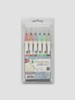 Kuretake ZIG Clean Color Dot Marker | Mild Smoky Set(Kuretake Zig Clean Color Dot Marker Mild Smoky Set)