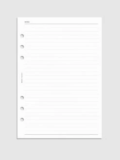 Lined Notes Planner Inserts(Lined Notes Planner Inserts)