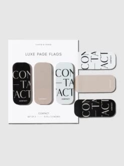 Luxe Page Flag Trio(Luxe Page Flags) 22 Luxe Page Flag Trio(Luxe Page Flags) -Cloth And Paper Shop Luxe Page Flag Trio Contact CP 2