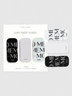 Cloth And Paper Shop -Cloth And Paper Shop Luxe Page Flag Trio Memo CP 2