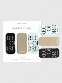 Luxe Page Flag Trio(Luxe Page Flags) 37 Luxe Page Flag Trio(Luxe Page Flags) -Cloth And Paper Shop Luxe Page Flag Trio Record CP 2