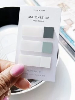 Matchstick Page Flag Set(Matchstick Page Flag Set) 18 Matchstick Page Flag Set(Matchstick Page Flag Set) -Cloth And Paper Shop Matchstick Page Flag Set Palette Vol 01 Staged CP 1