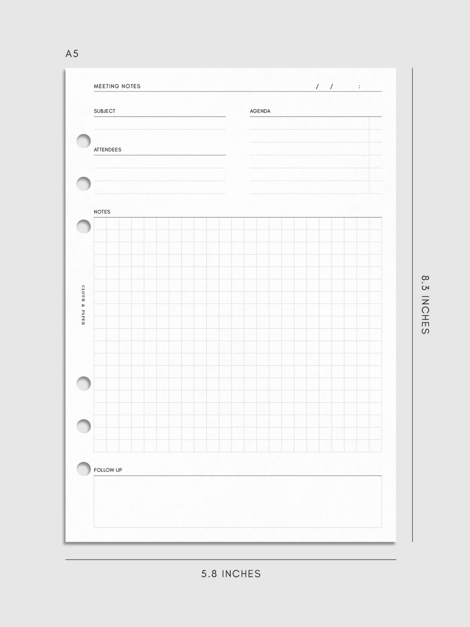 Meeting Notes Planner Inserts(Meeting Notes Planner Inserts) 12 Meeting Notes Planner Inserts(Meeting Notes Planner Inserts) - Image 12