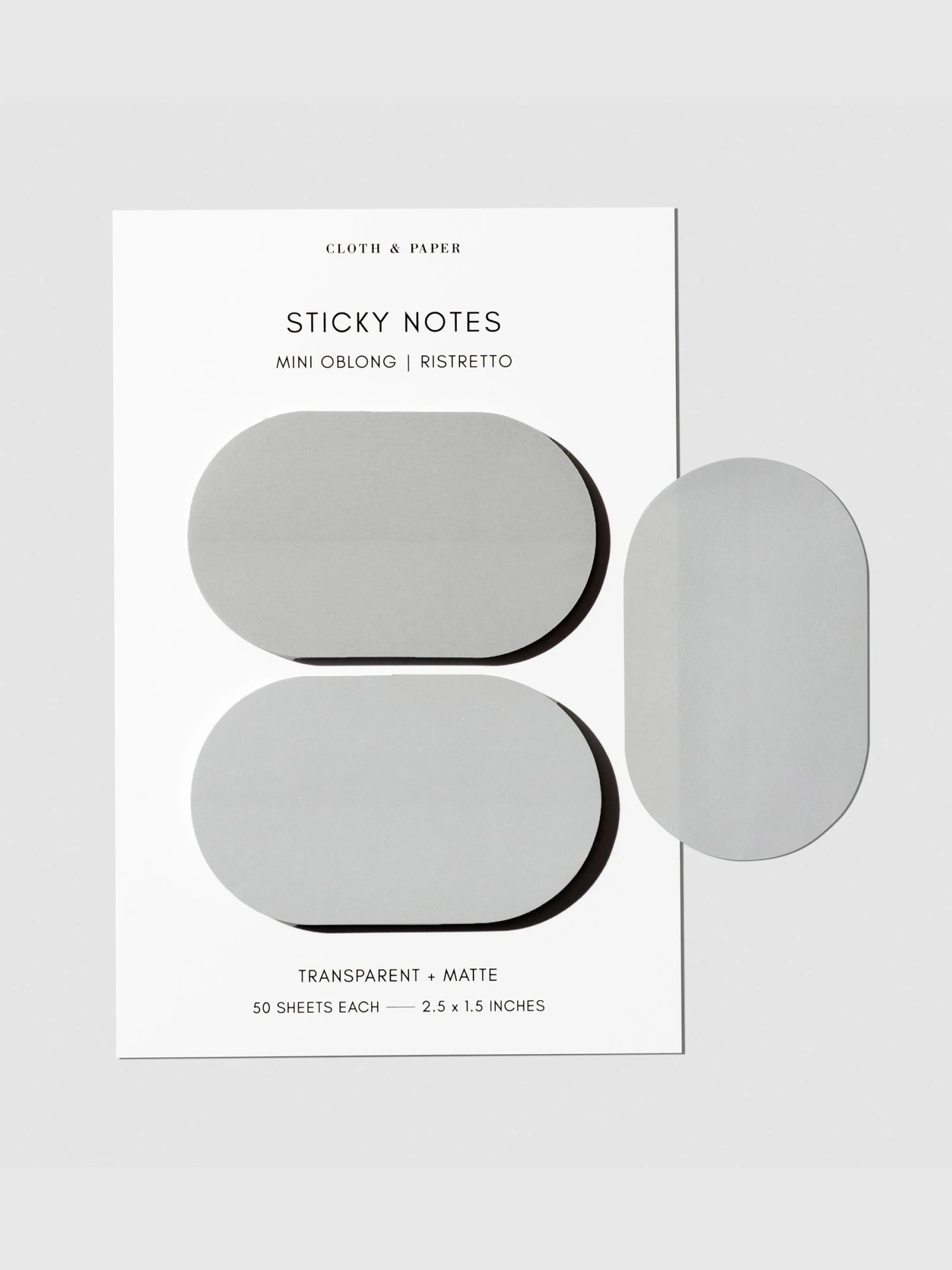 Mini Oblong Sticky Note Set | Ristretto(Mini Oblong Sticky Note Set Ristretto) 2 Mini Oblong Sticky Note Set | Ristretto(Mini Oblong Sticky Note Set Ristretto) - Image 2