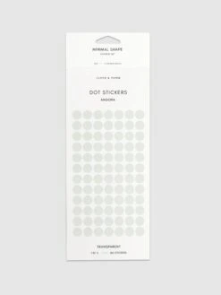 Minimal Shape Sticker Set | Transparent | Dots(Planner Stickers Minimal Shape Transparent Dots) 20 Minimal Shape Sticker Set | Transparent | Dots(Planner Stickers Minimal Shape Transparent Dots) -Cloth And Paper Shop Minimal Shape Sticker Set Transparent Dots Angora CP 1