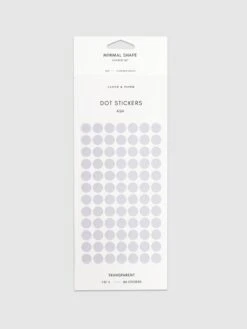Minimal Shape Sticker Set | Transparent | Dots(Planner Stickers Minimal Shape Transparent Dots)