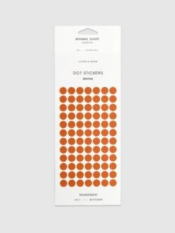 Minimal Shape Sticker Set | Transparent | Dots(Planner Stickers Minimal Shape Transparent Dots) 24 Minimal Shape Sticker Set | Transparent | Dots(Planner Stickers Minimal Shape Transparent Dots) -Cloth And Paper Shop Minimal Shape Sticker Set Transparent Dots Sedona CP 1