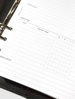 Last Call | Minimal Skincare Routine Inserts | 2nd Edition(Minimal Skinecare Routine Inserts 2nd Edition) 16 Last Call | Minimal Skincare Routine Inserts | 2nd Edition(Minimal Skinecare Routine Inserts 2nd Edition) -Cloth And Paper Shop Minimal Skincare Routine Inserts 2nd Edition A5 CP 3