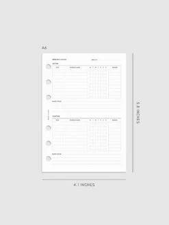 Last Call | Minimal Skincare Routine Inserts | 2nd Edition(Minimal Skinecare Routine Inserts 2nd Edition) 20 Last Call | Minimal Skincare Routine Inserts | 2nd Edition(Minimal Skinecare Routine Inserts 2nd Edition) -Cloth And Paper Shop Minimal Skincare Routine Inserts 2nd Edition A6 CP 1