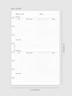 Last Call | Minimal Skincare Routine Inserts | 2nd Edition(Minimal Skinecare Routine Inserts 2nd Edition) 18 Last Call | Minimal Skincare Routine Inserts | 2nd Edition(Minimal Skinecare Routine Inserts 2nd Edition) -Cloth And Paper Shop Minimal Skincare Routine Inserts 2nd Edition HL CP 1