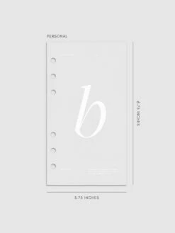 Monogram Vellum Planner Dashboard | B(Monogram Vellum Planner Dashboard B) 23 Monogram Vellum Planner Dashboard | B(Monogram Vellum Planner Dashboard B) -Cloth And Paper Shop Monogram Vellum Planner Dashboard B Personal CP 1