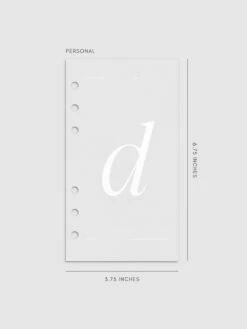 Monogram Vellum Planner Dashboard | D(Monogram Vellum Planner Dashboard D) 23 Monogram Vellum Planner Dashboard | D(Monogram Vellum Planner Dashboard D) -Cloth And Paper Shop Monogram Vellum Planner Dashboard D Personal CP 1