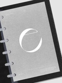 Monogram Vellum Planner Dashboard | E(Monogram Vellum Planner Dashboard E) -Cloth And Paper Shop Monogram Vellum Planner Dashboard E CPP CP 1