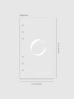 Monogram Vellum Planner Dashboard | E(Monogram Vellum Planner Dashboard E) -Cloth And Paper Shop Monogram Vellum Planner Dashboard E Personal CP 1